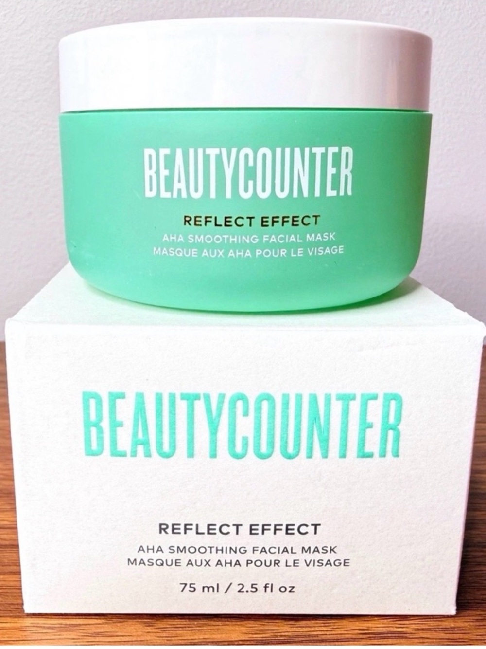 Beautycounter Reflect Effect AHA Smoothing Facial Mask 75 ml 2.5 fl oz Full Size